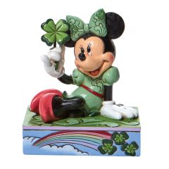 MINNIE SHAMROCK PERSONALITY FIGURINE